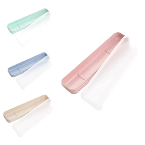 Boîte à Couverts Portable 4 PCS - Fourchettes Cuillères Réutilisables Pour Voyage Et Camping