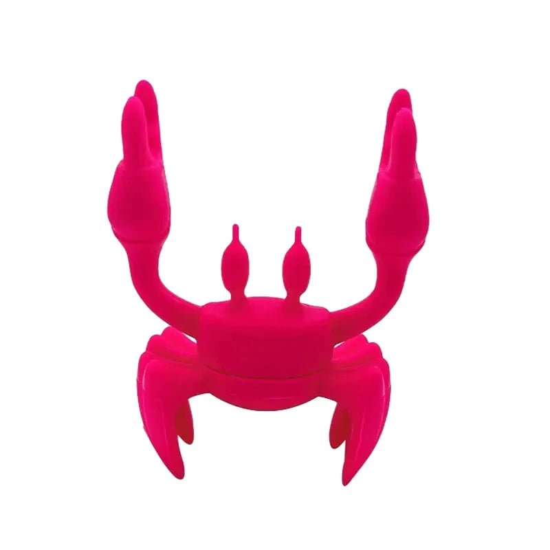 crabe porte cuillere crabe rose 6